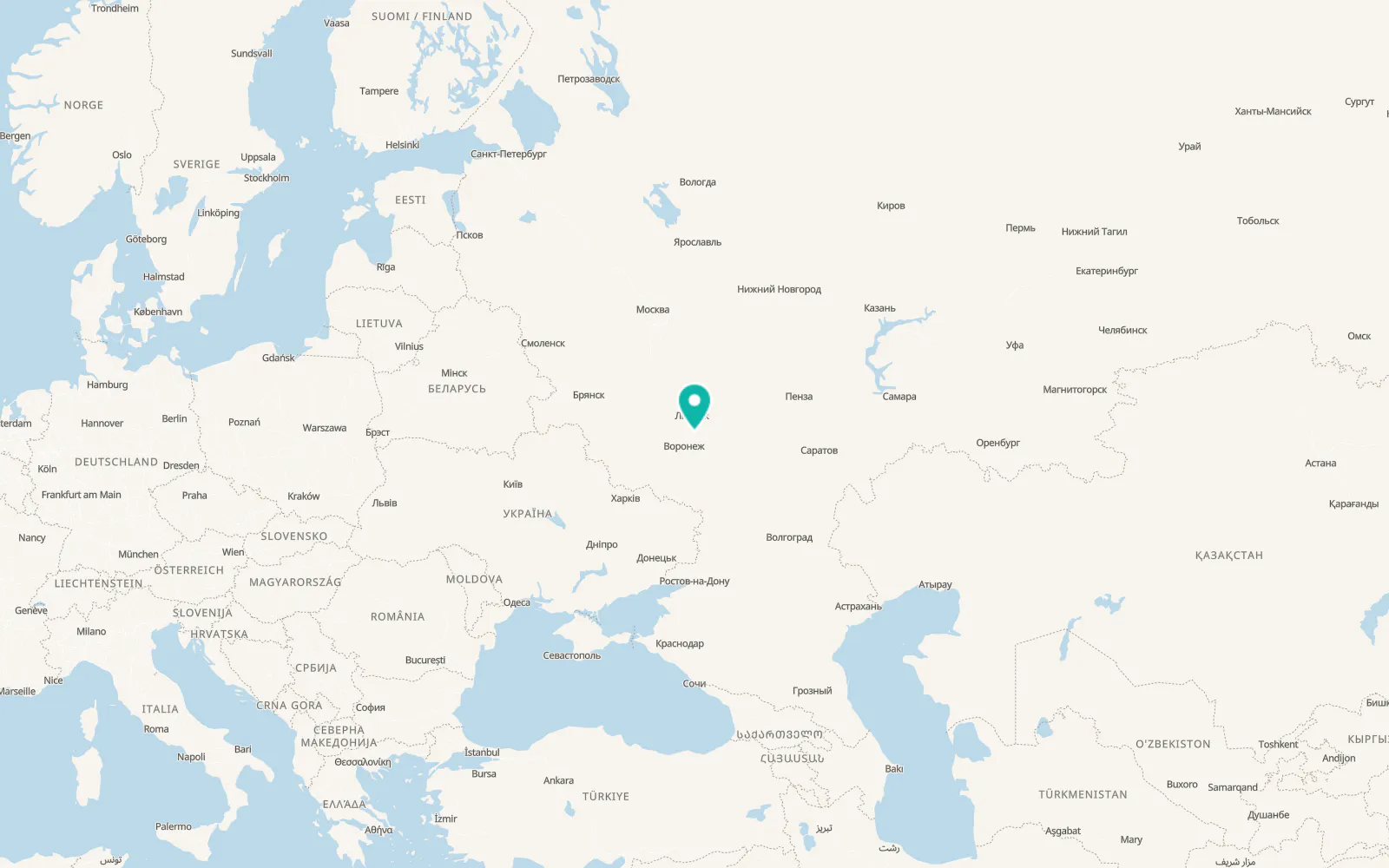 Map of Usman’