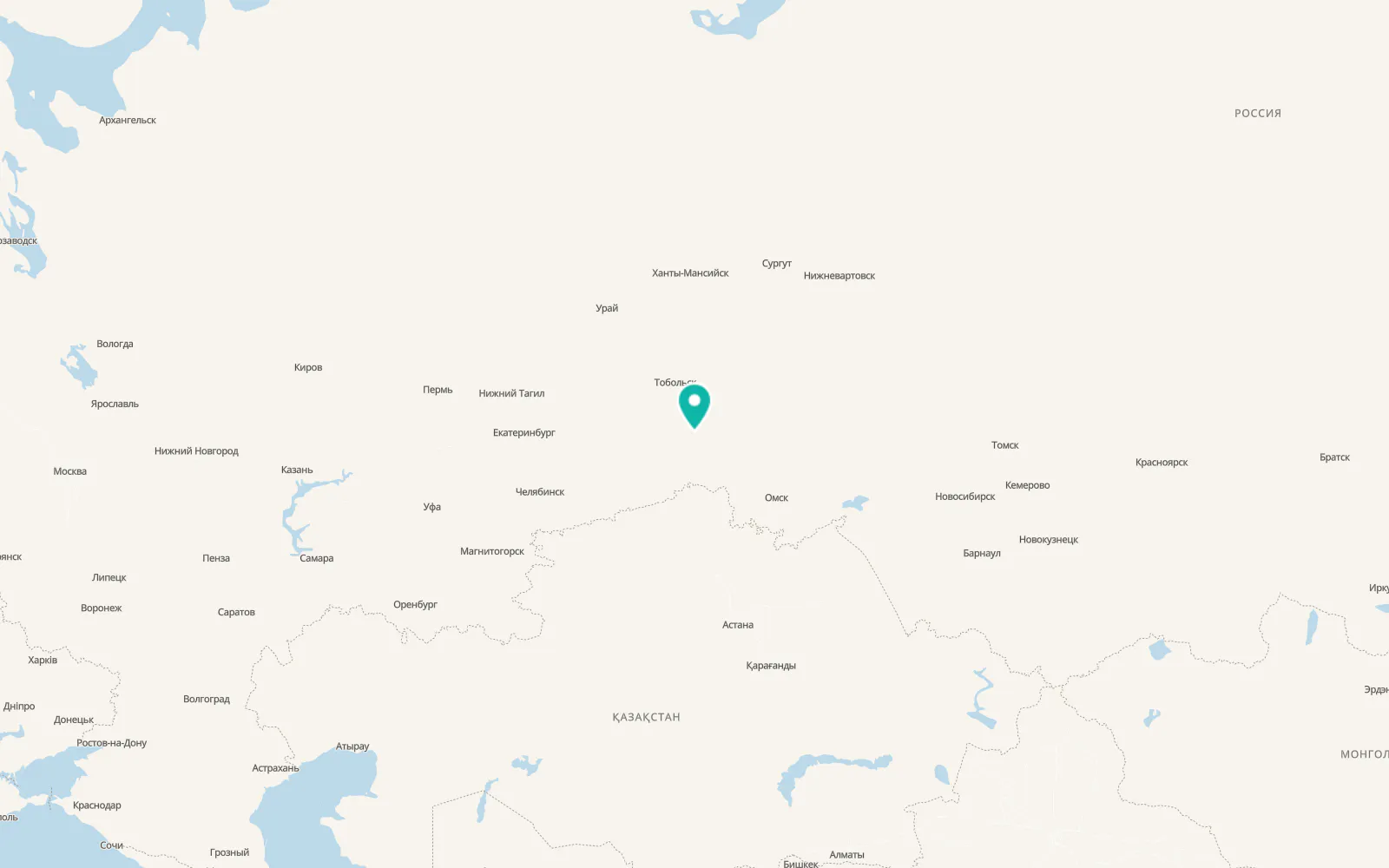 Map of Uspenka