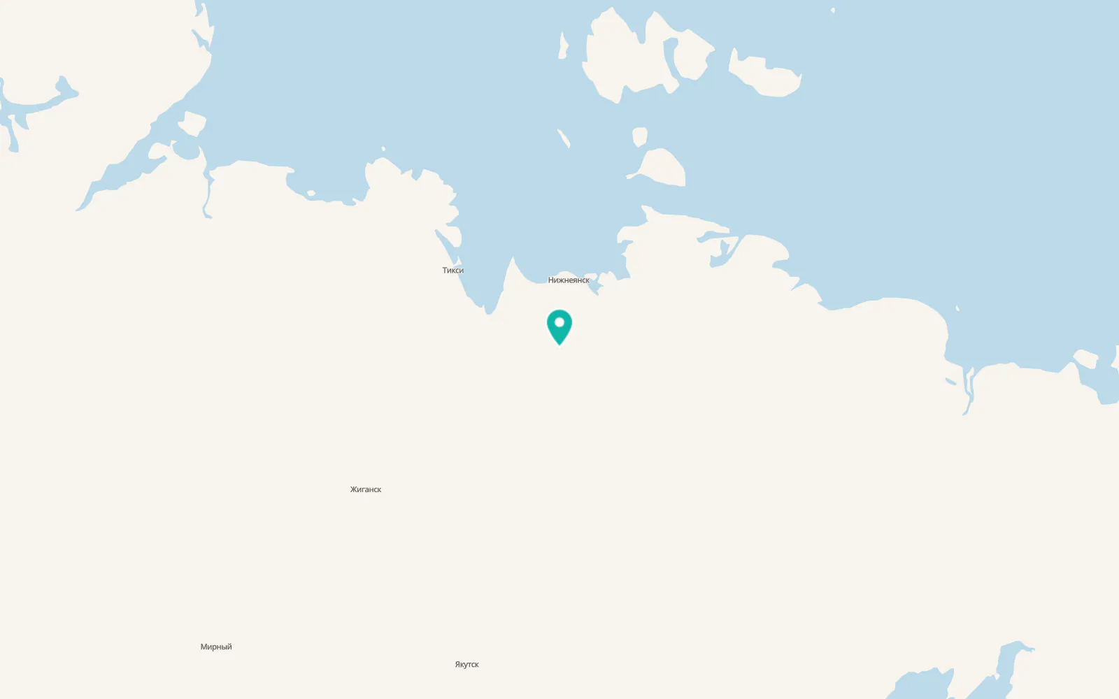 Map of Ust-Kuyga