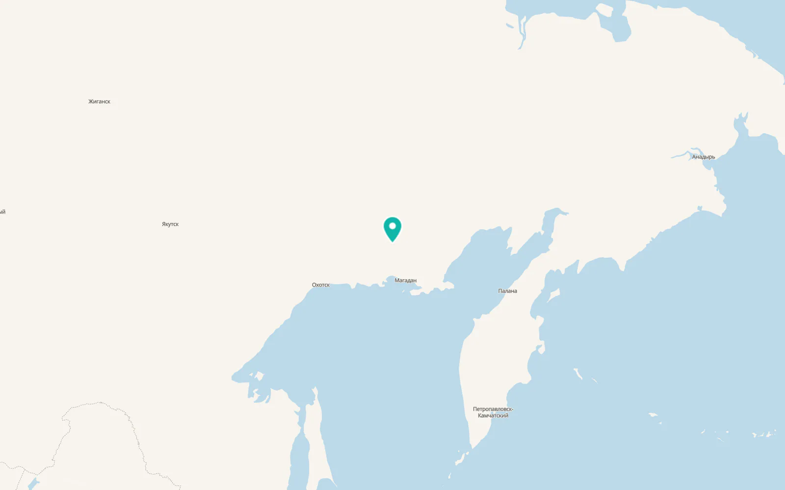 Map of Ust’-Omchug