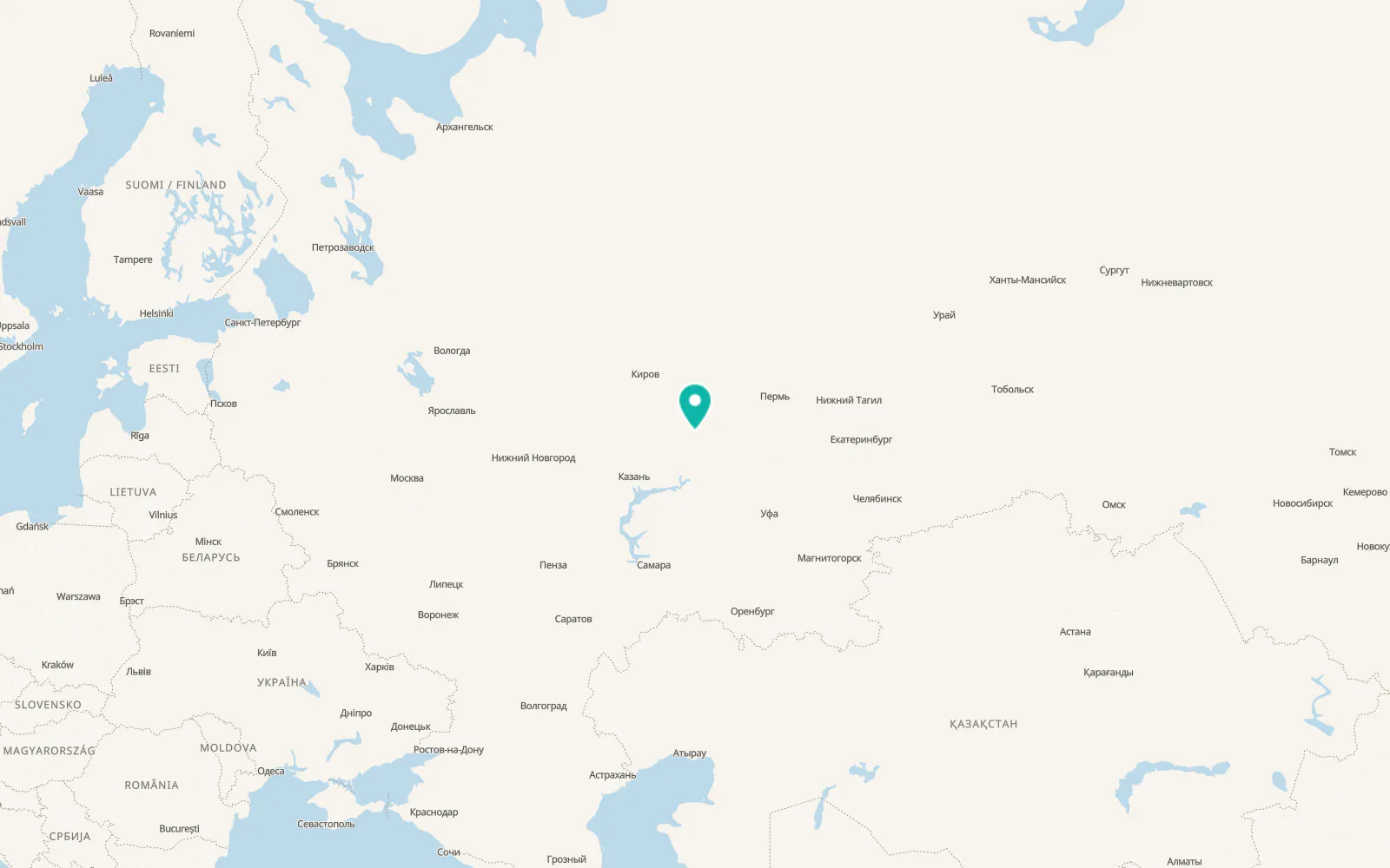 Map of Uva