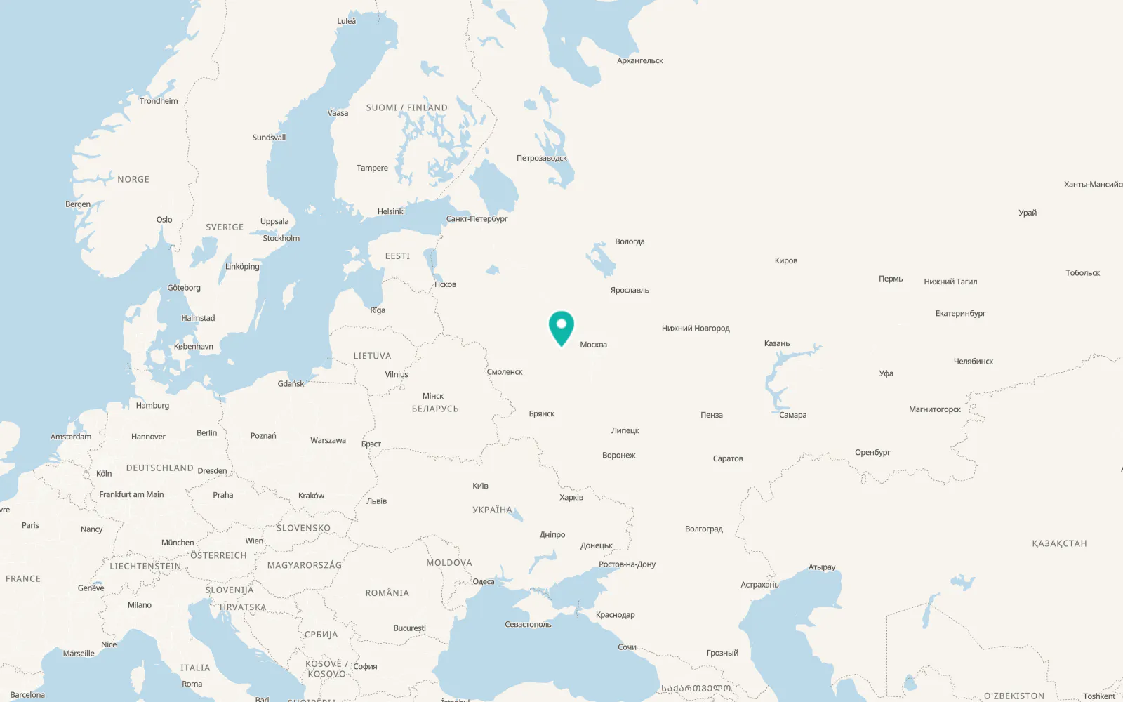 Map of Uvarovka