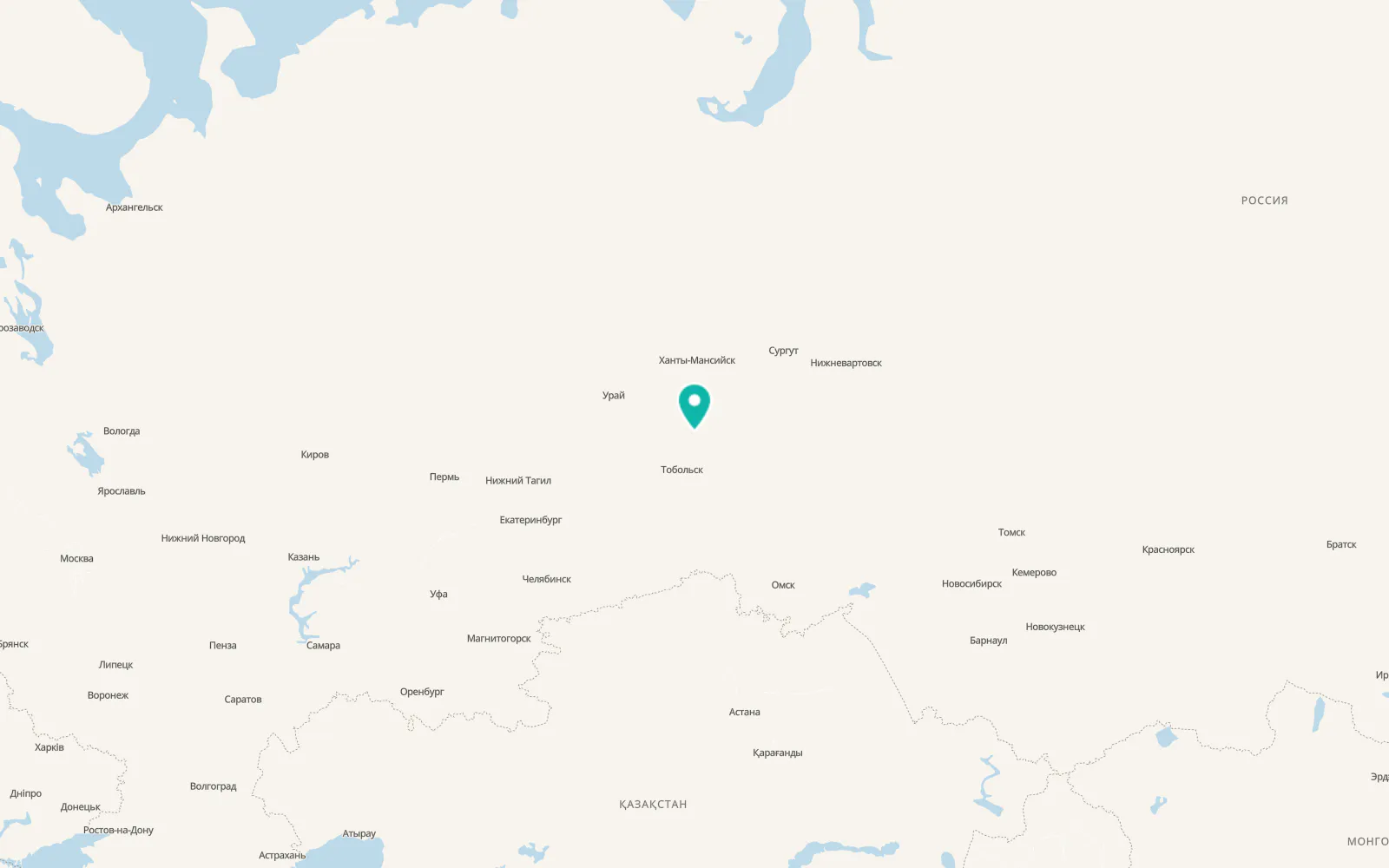 Map of Uvat