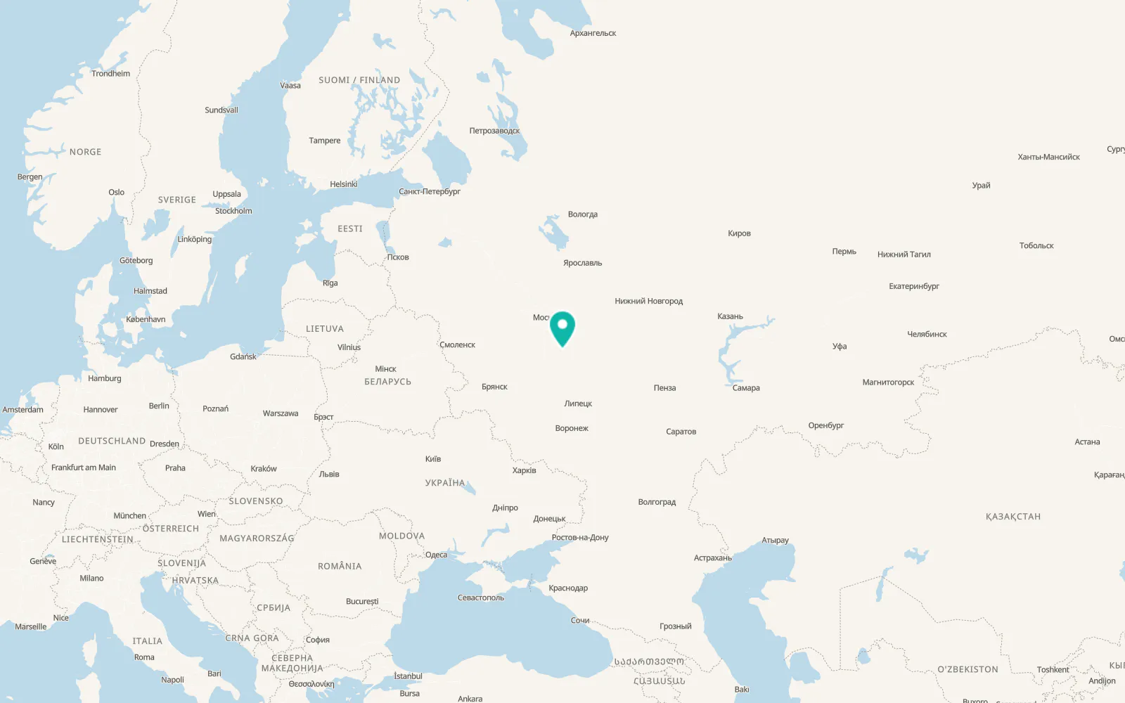 Map of Uzunovo
