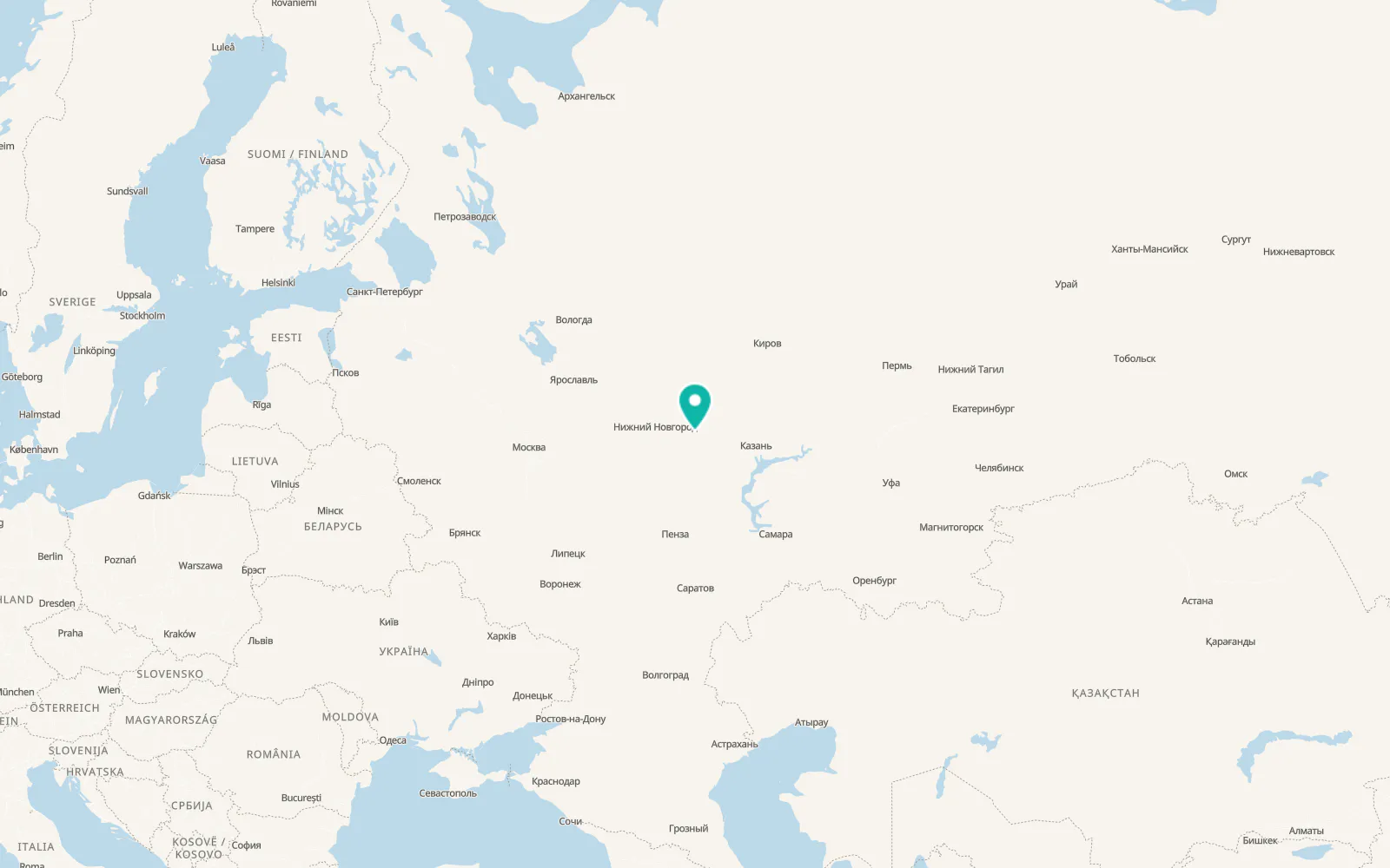 Map of Vasil’sursk