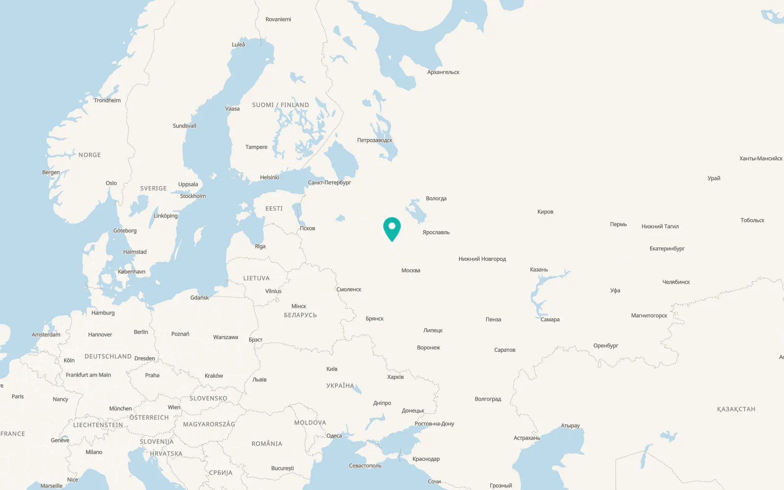 Map of Vasil’yevskiy Mokh