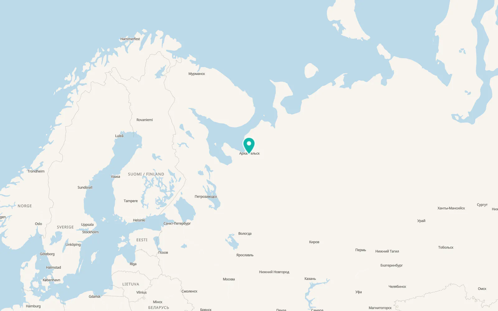 Map of Vas’kovo
