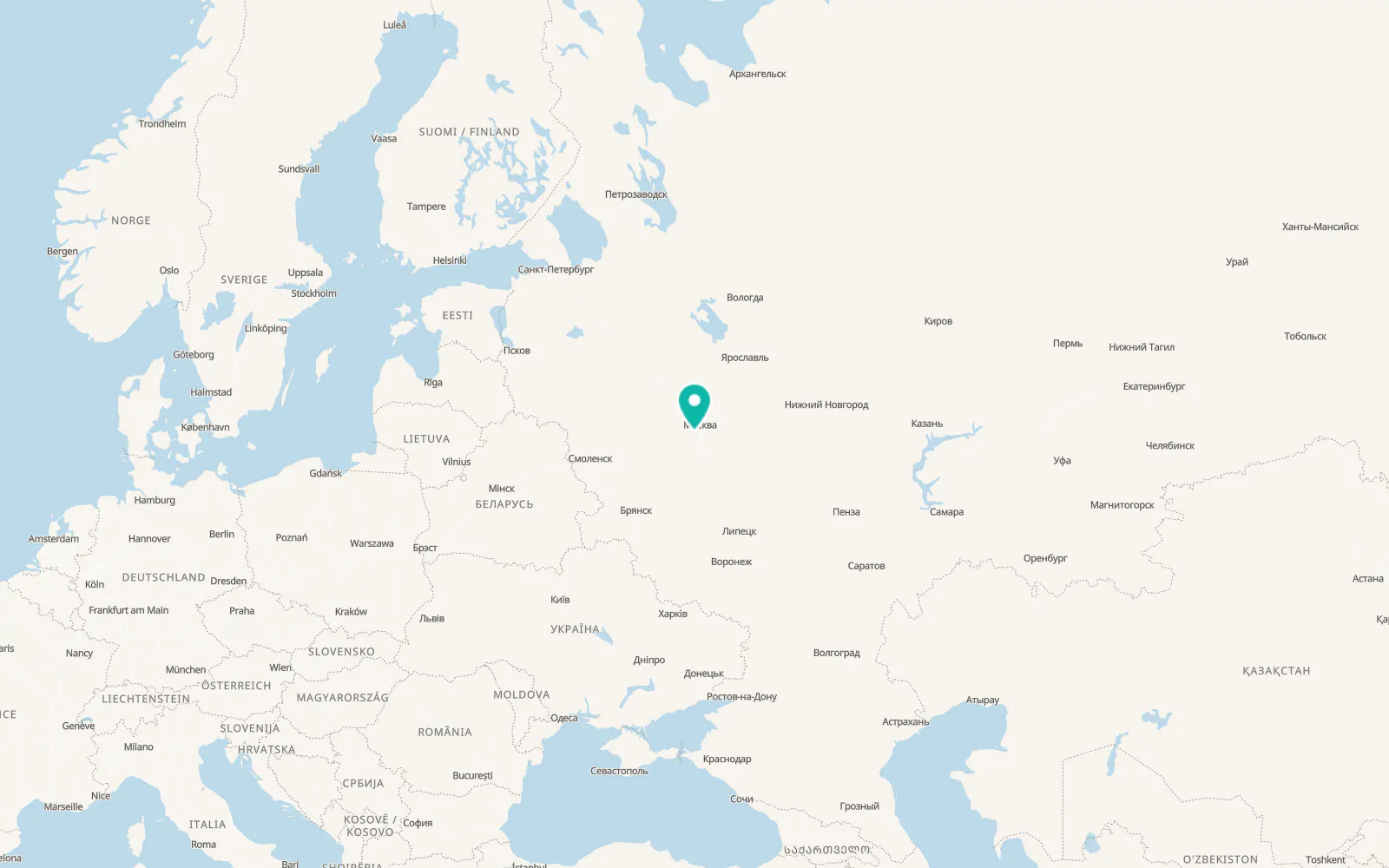 Map of Vatutinki