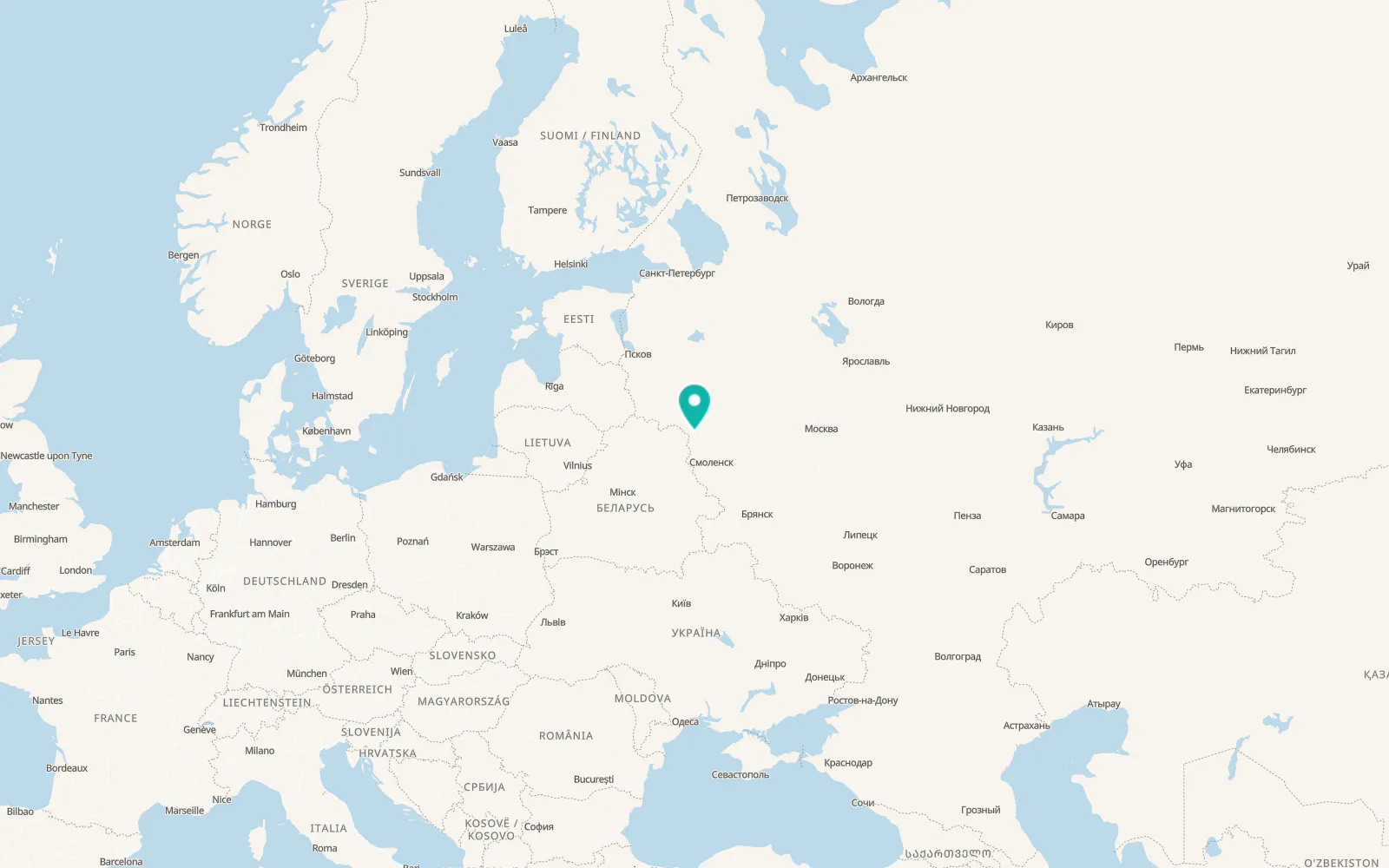 Map of Velizh