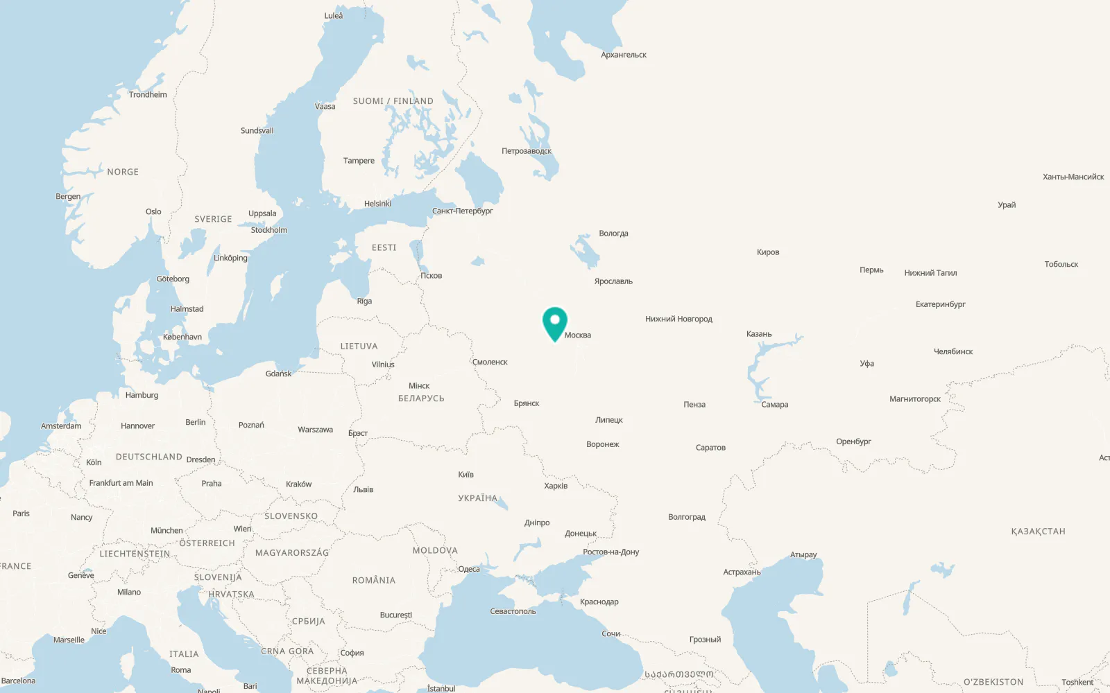 Map of Vereya