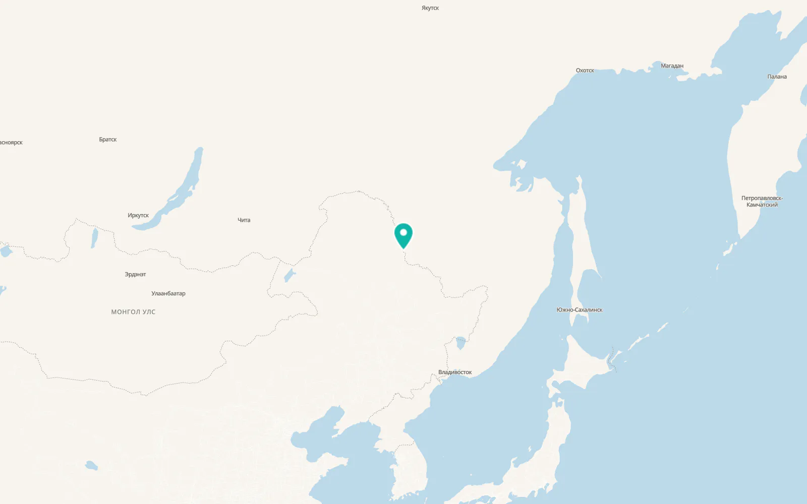 Map of Verkhneblagoveshchenskoye