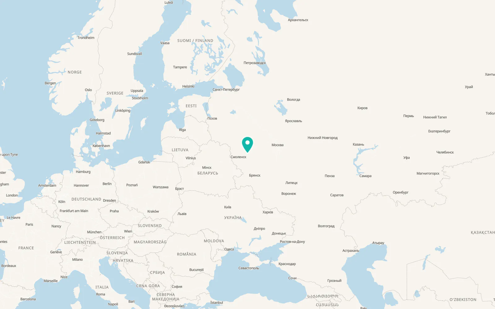 Map of Verkhnedneprovskiy