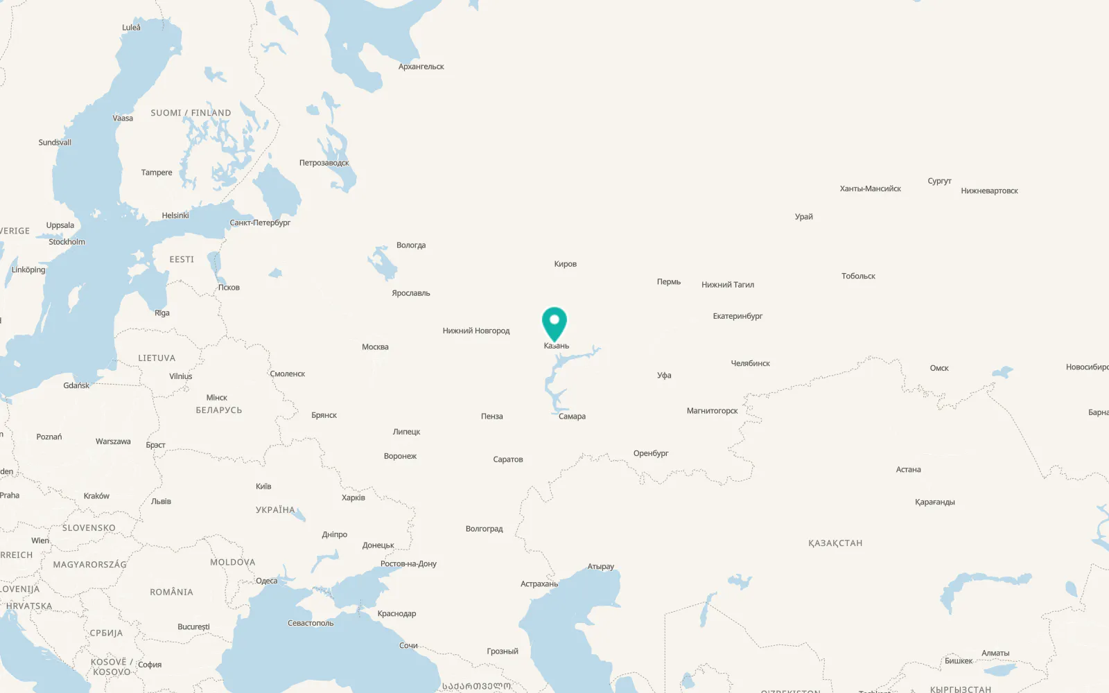 Map of Verkhniy Uslon