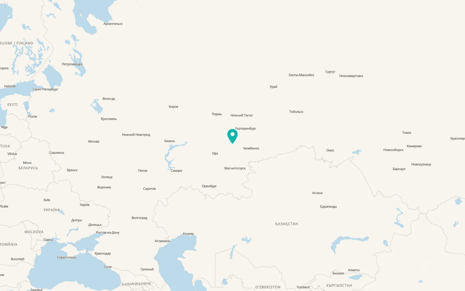Map of Verkhniye Kigi