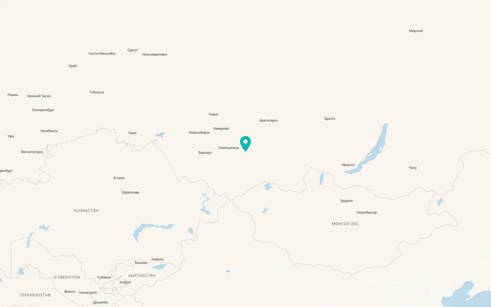 Map of Vershina Tei