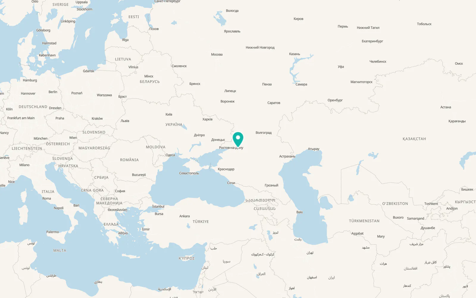 Map of Vesëlyy