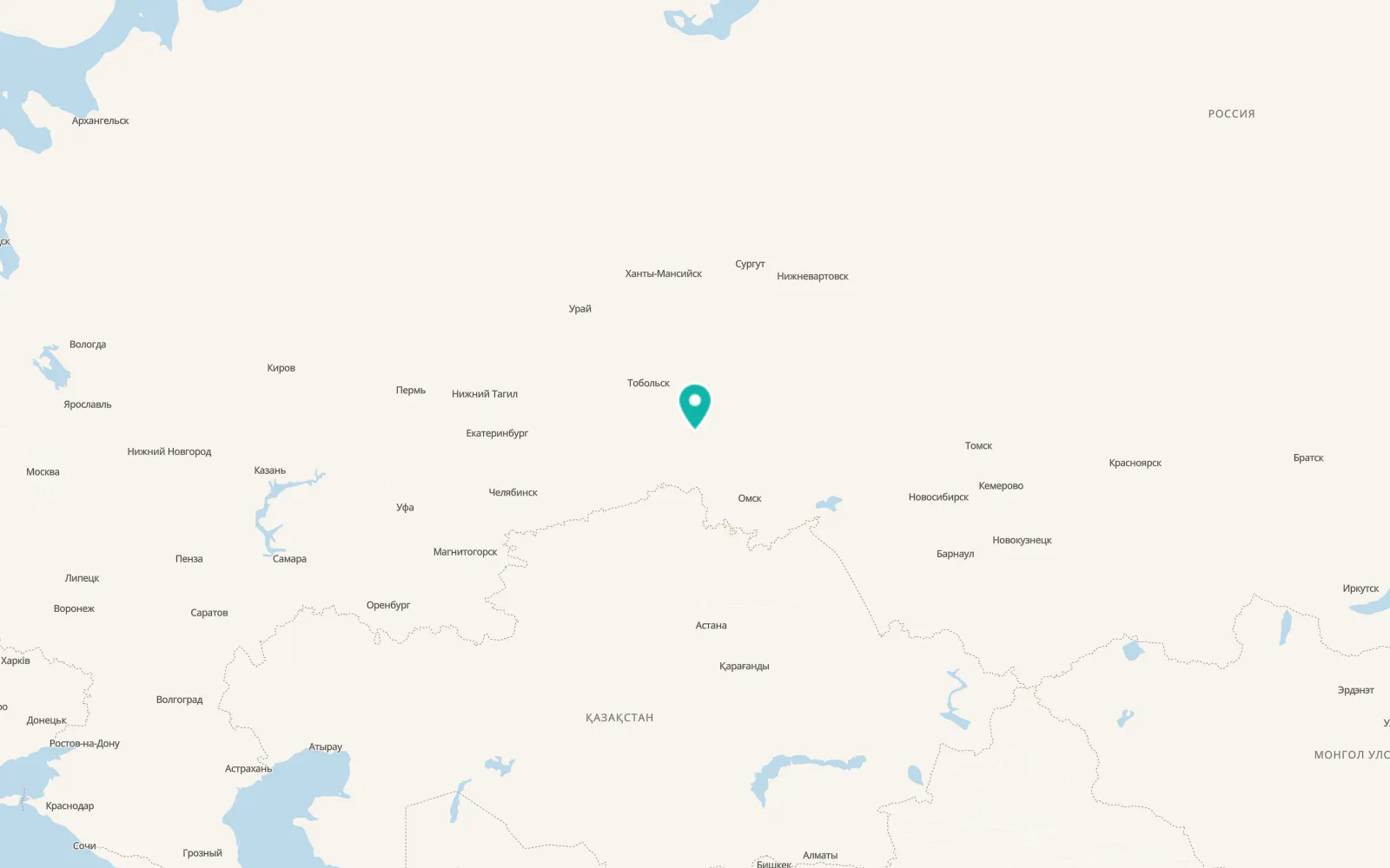 Map of Vikulovo