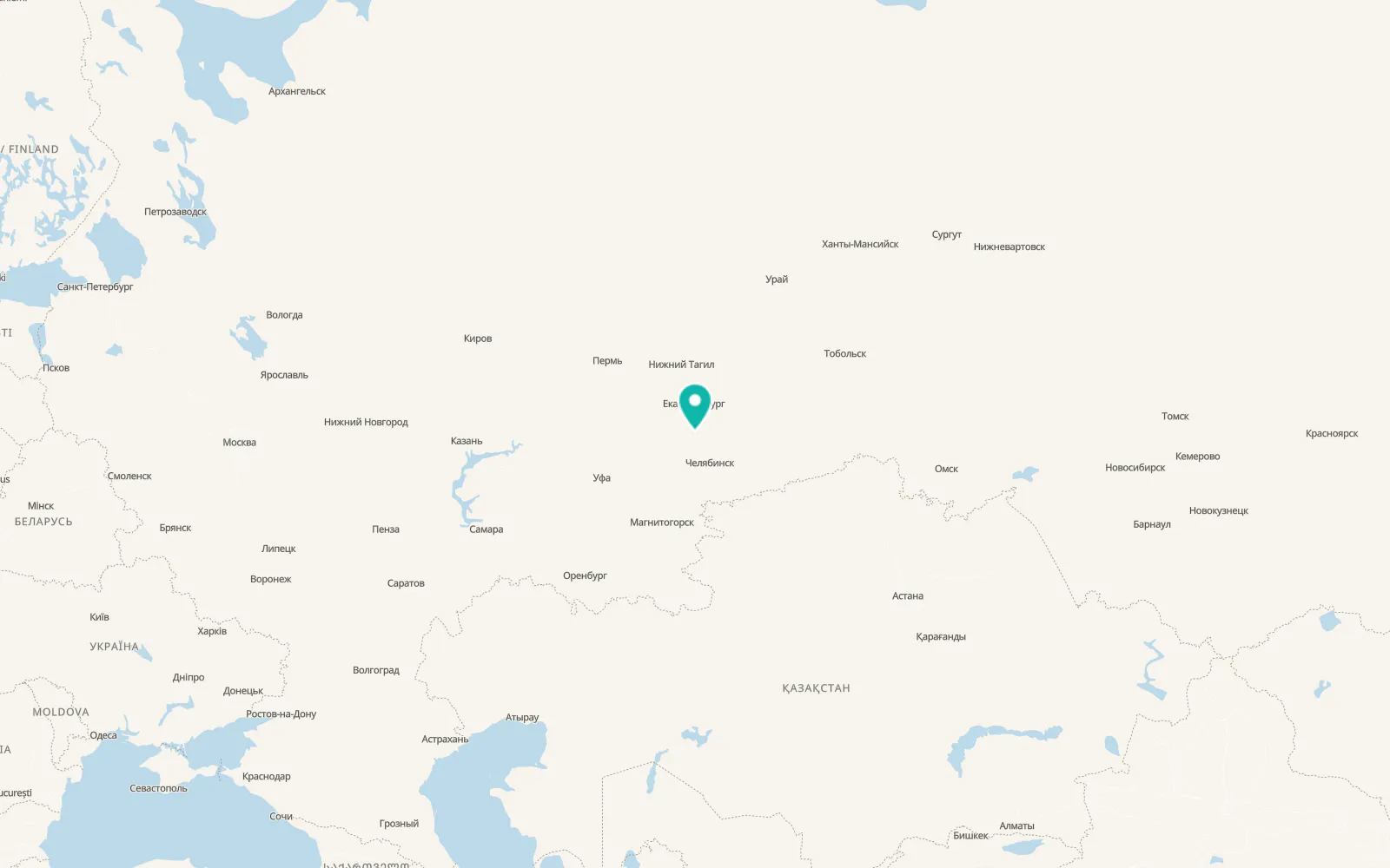 Map of Vishnëvogorsk