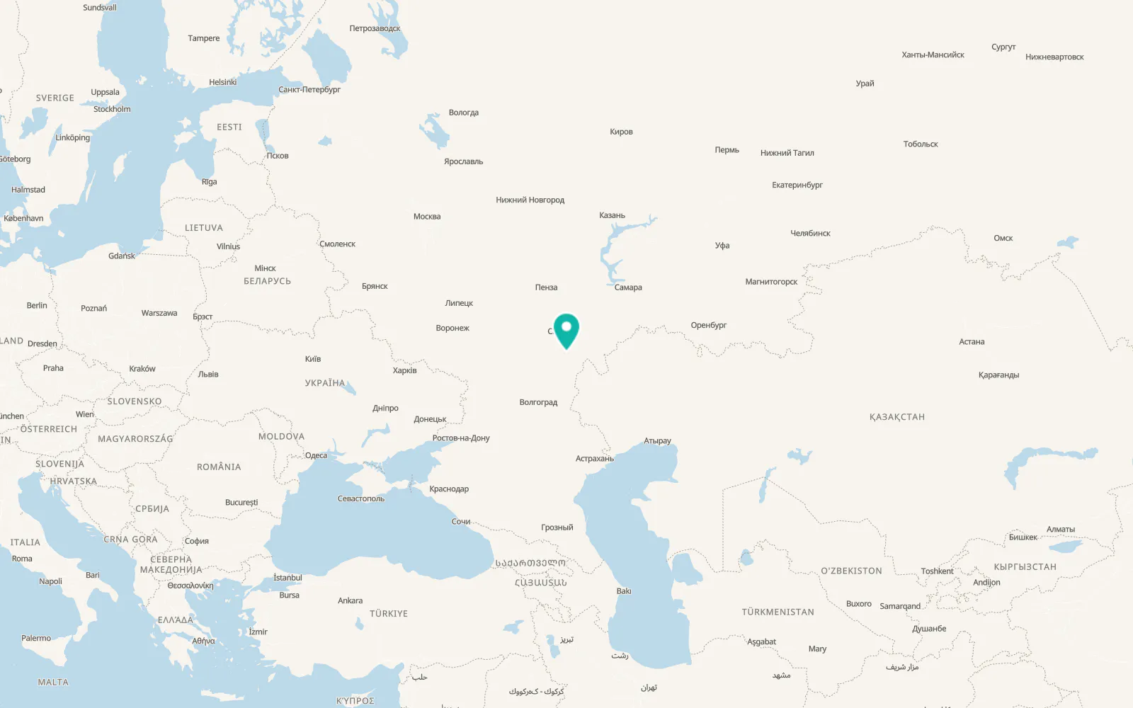 Map of Vladimirskiy