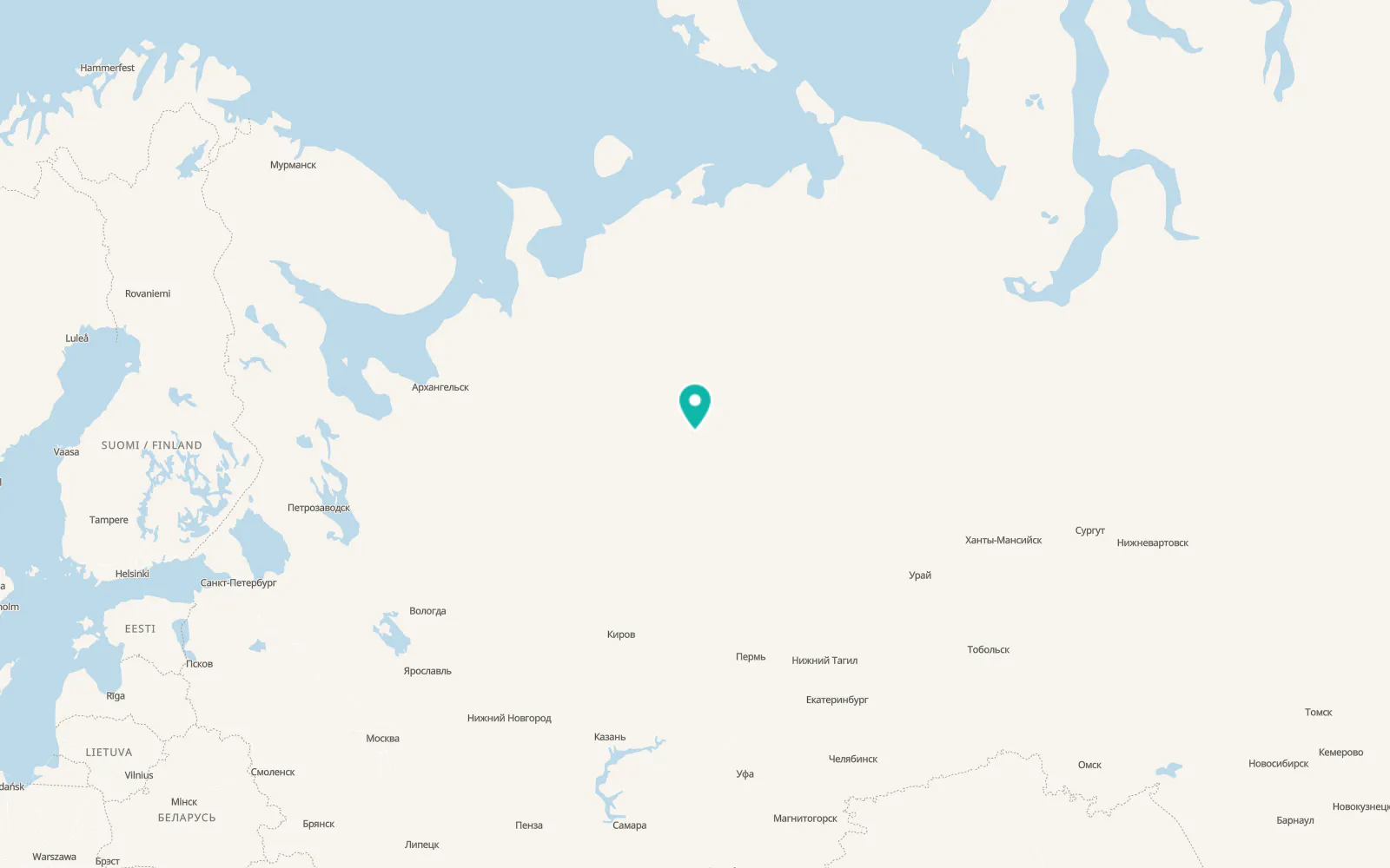 Map of Vodnyy