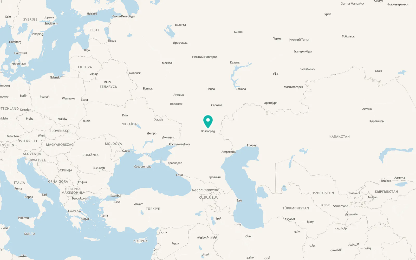 Map of Vodstroy