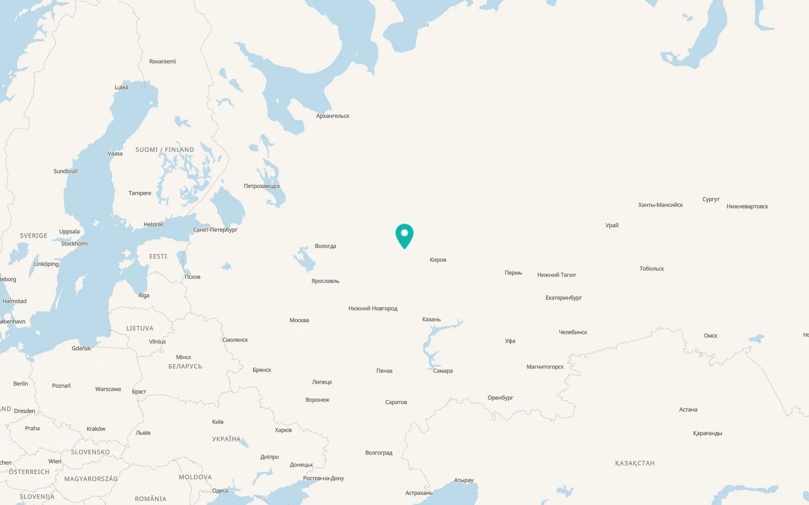 Map of Vokhma