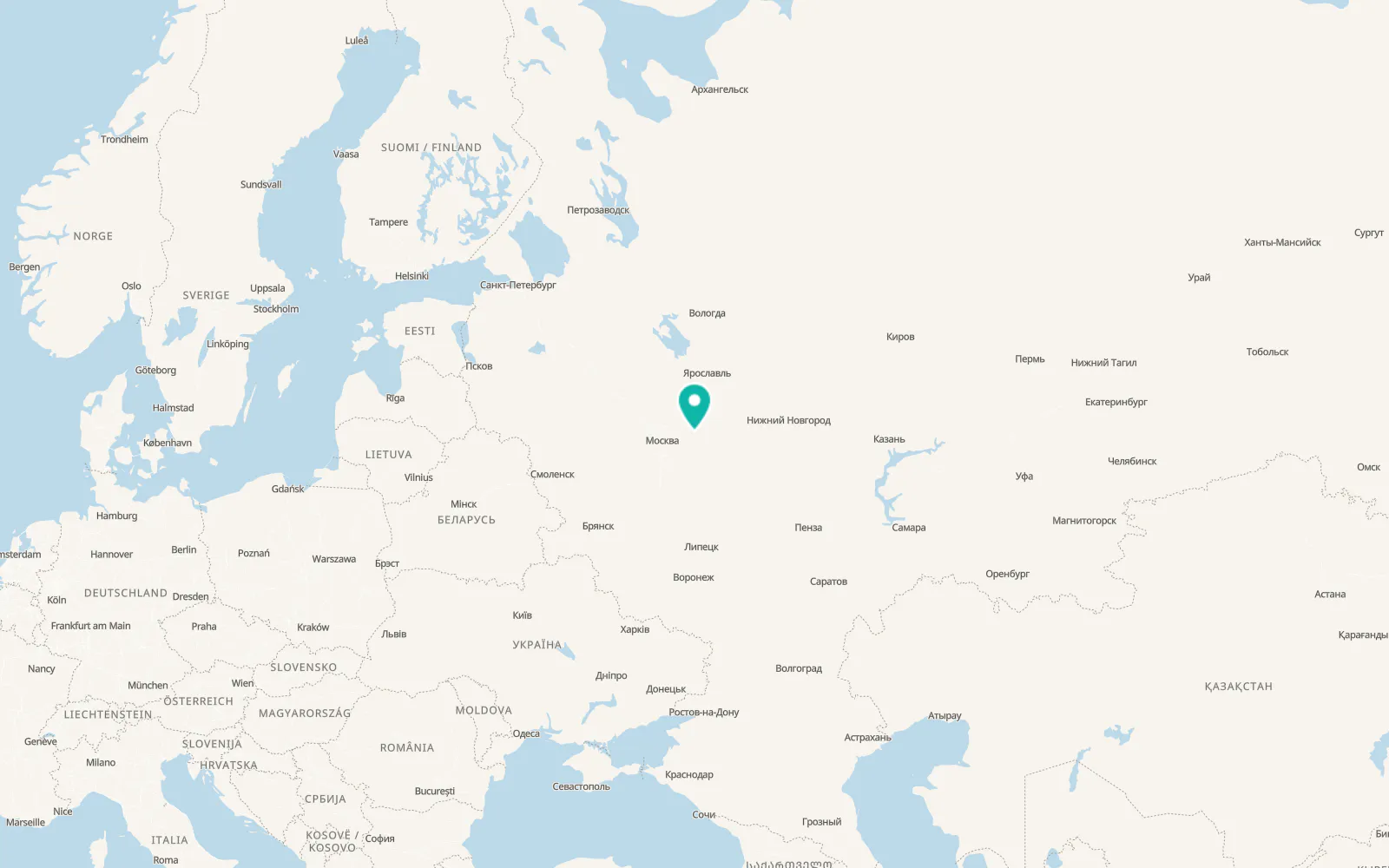 Map of Vol’ginskiy