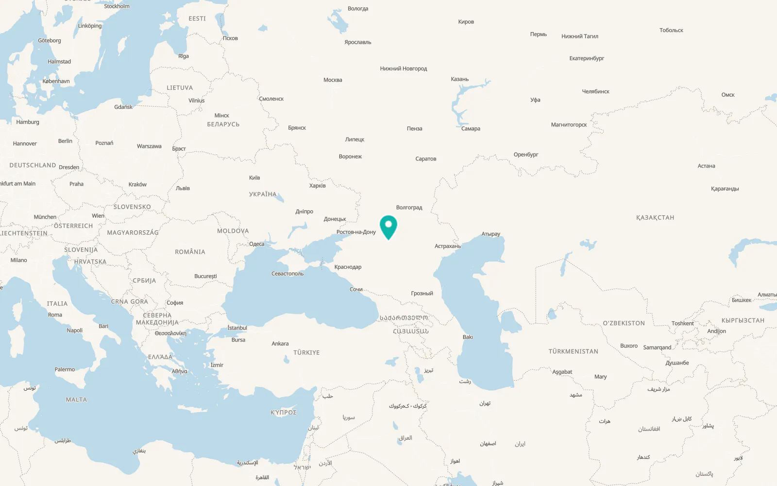 Map of Volochayevskiy