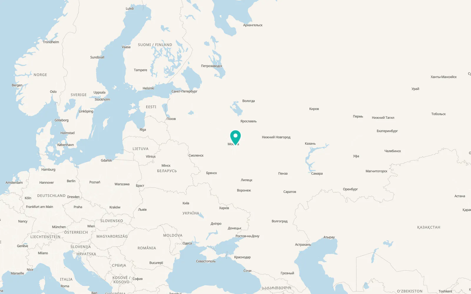 Map of Volodarskogo