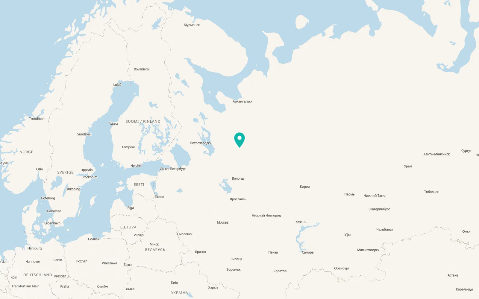 Map of Voloshka