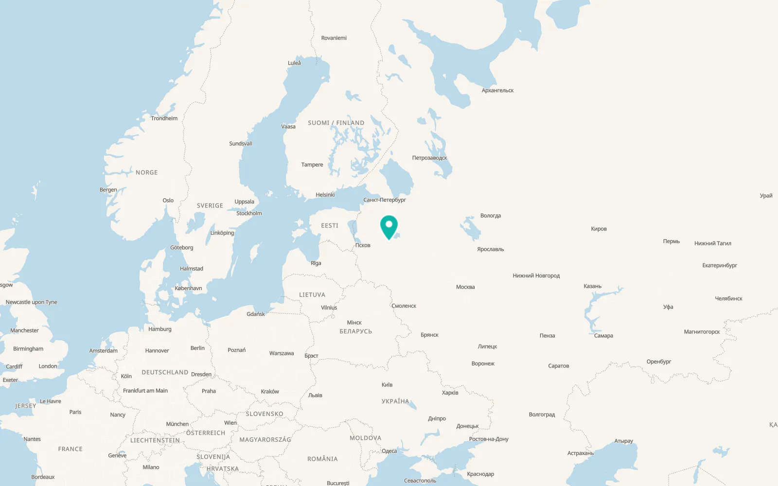 Map of Volot