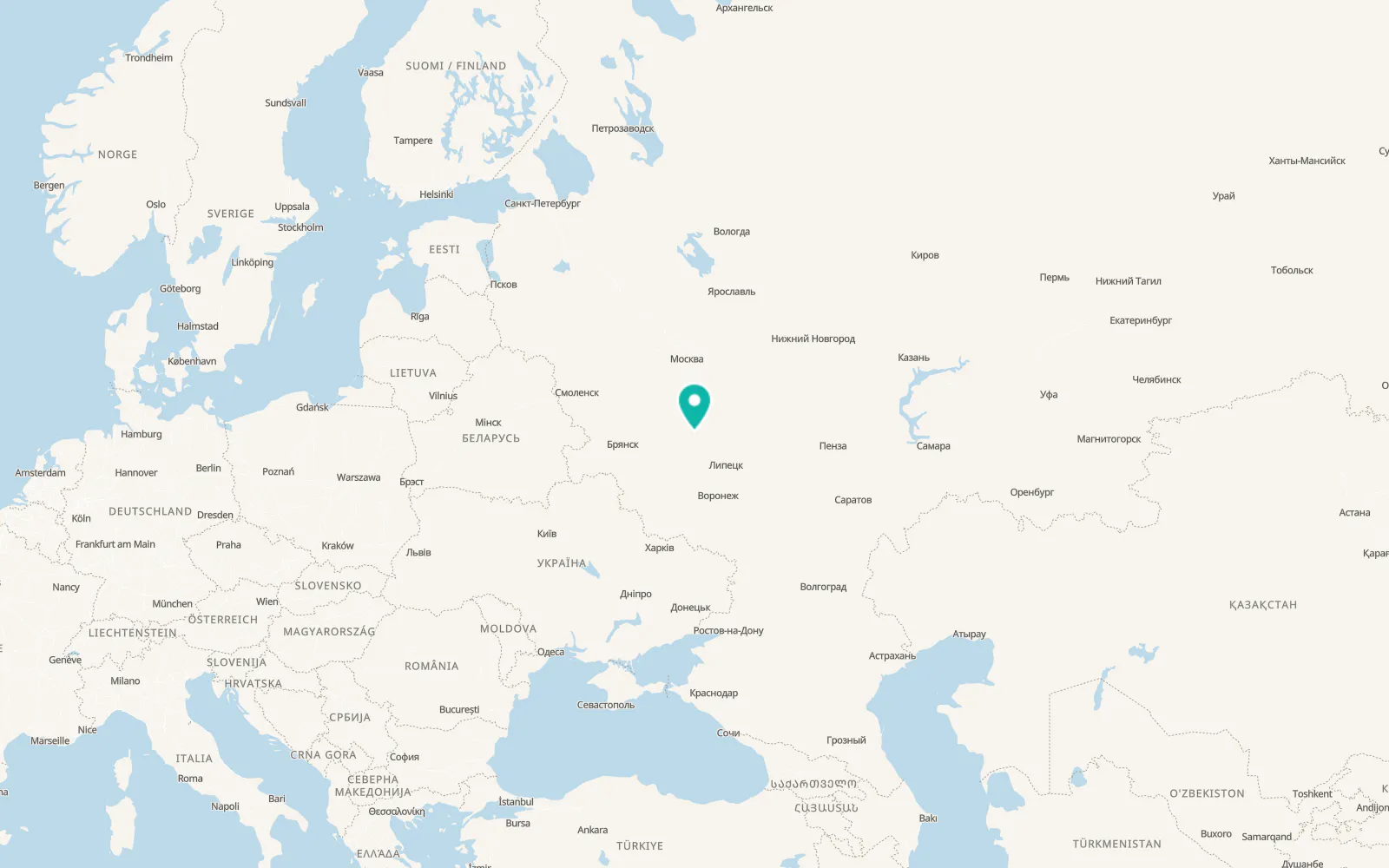 Map of Volovo