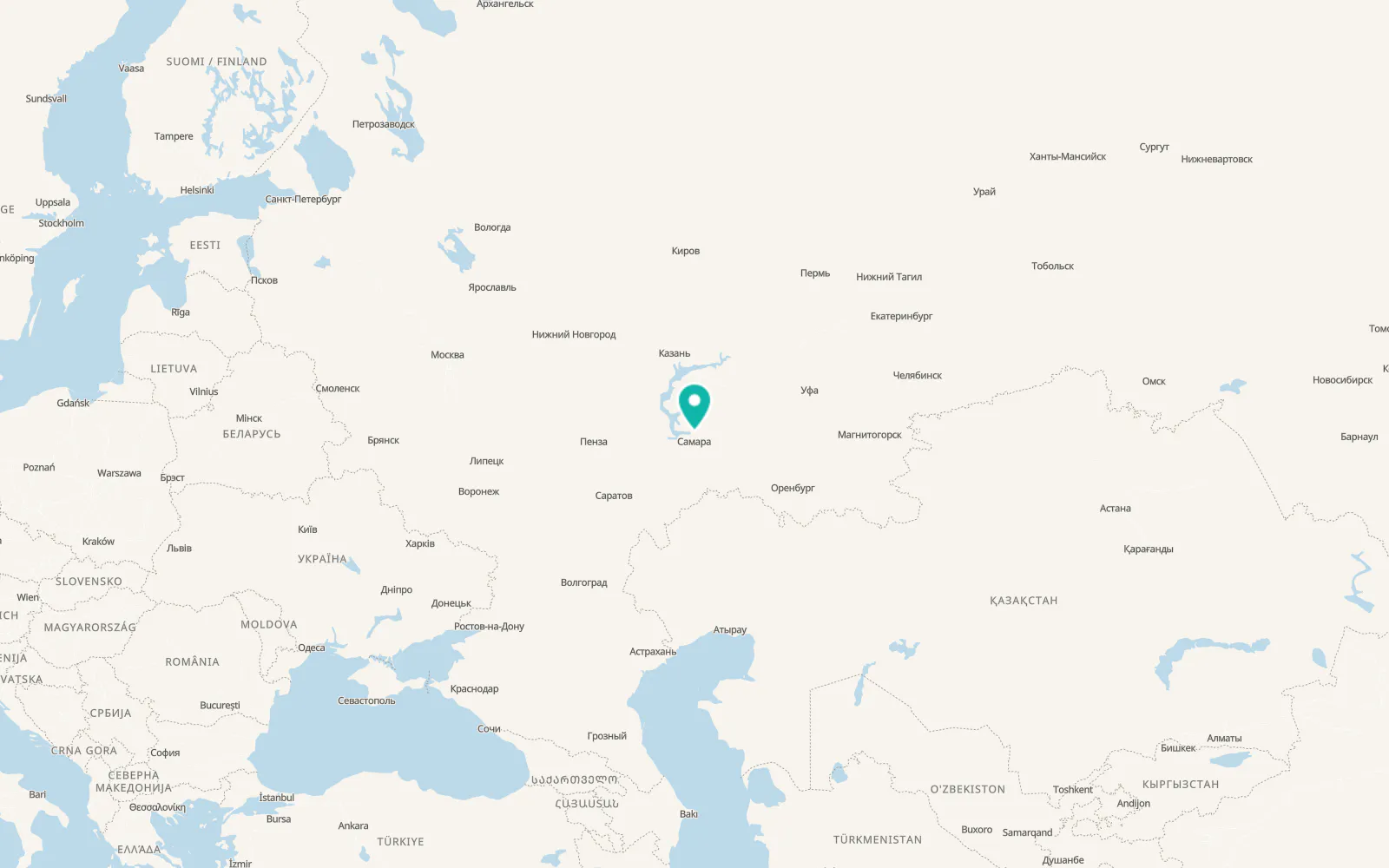 Map of Volzhskiy