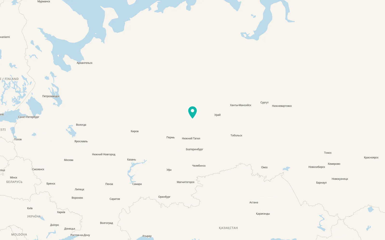 Map of Vorontsovka