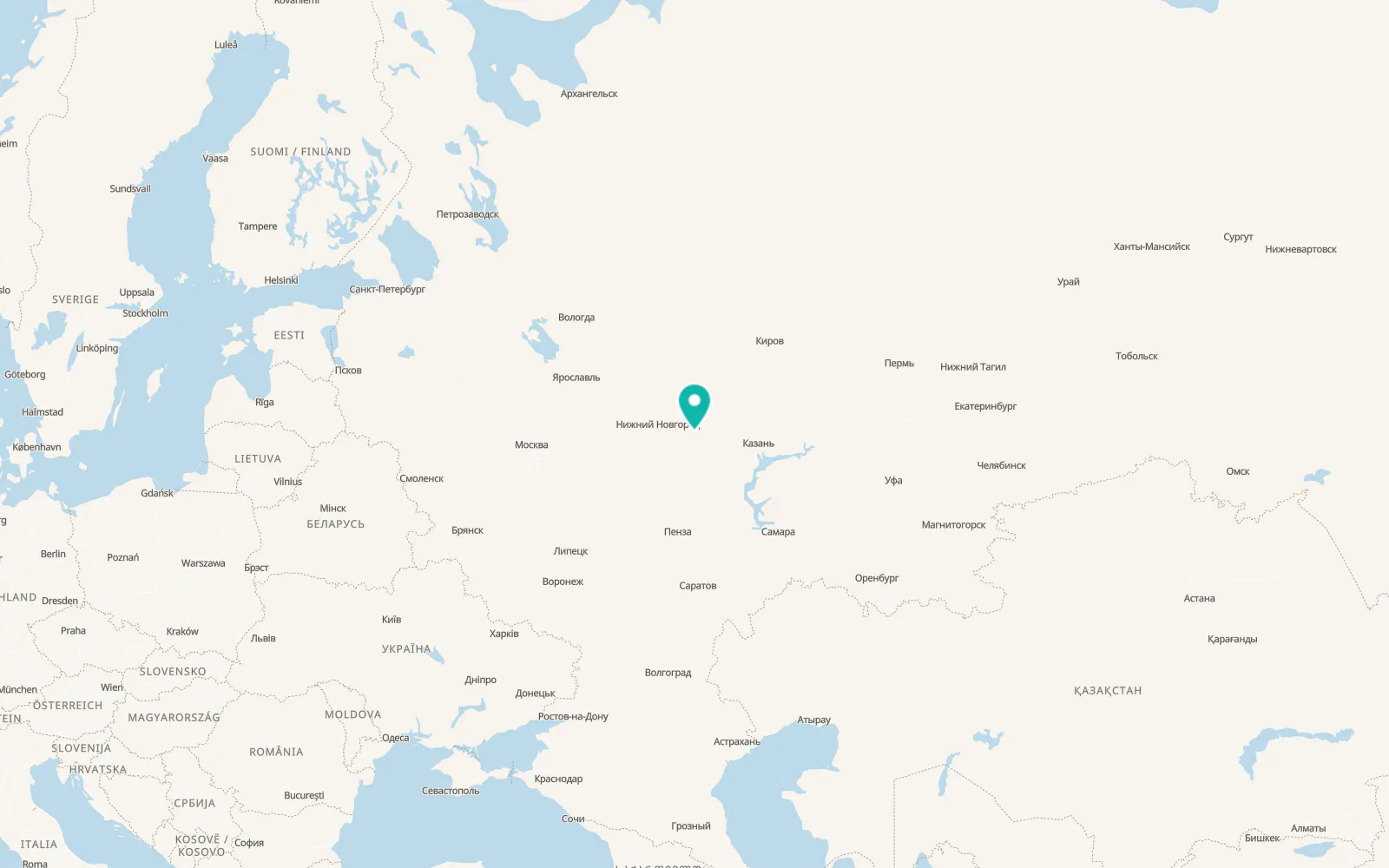 Map of Vorotynets