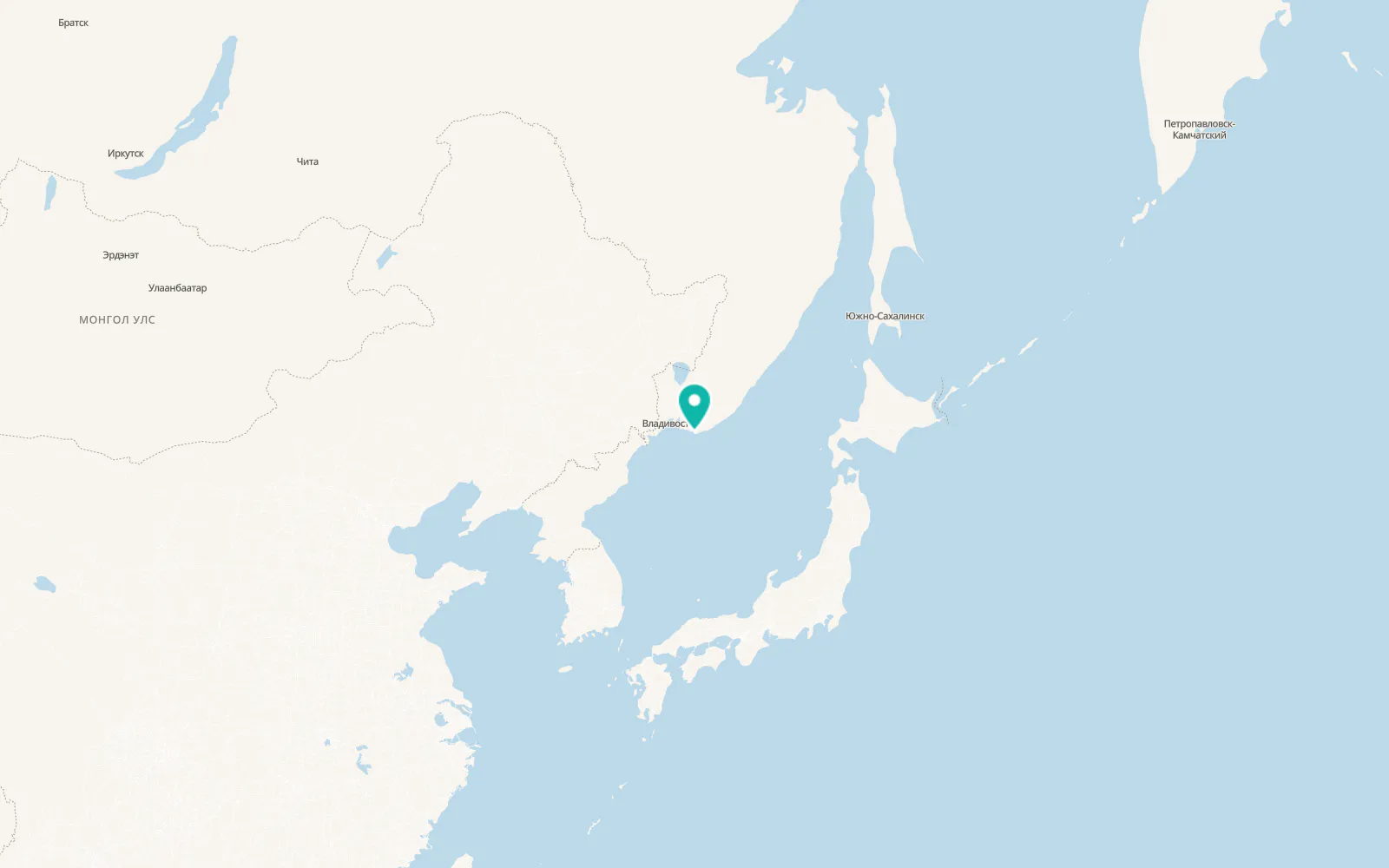 Map of Vrangel’