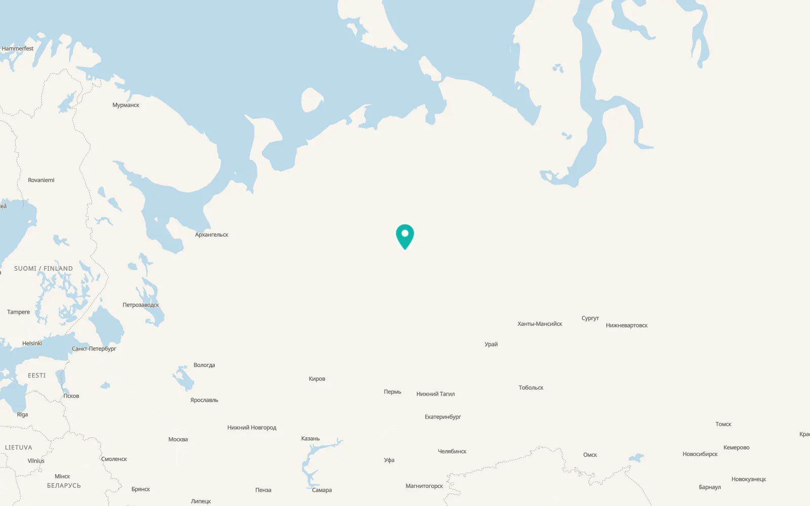 Map of Vuktyl