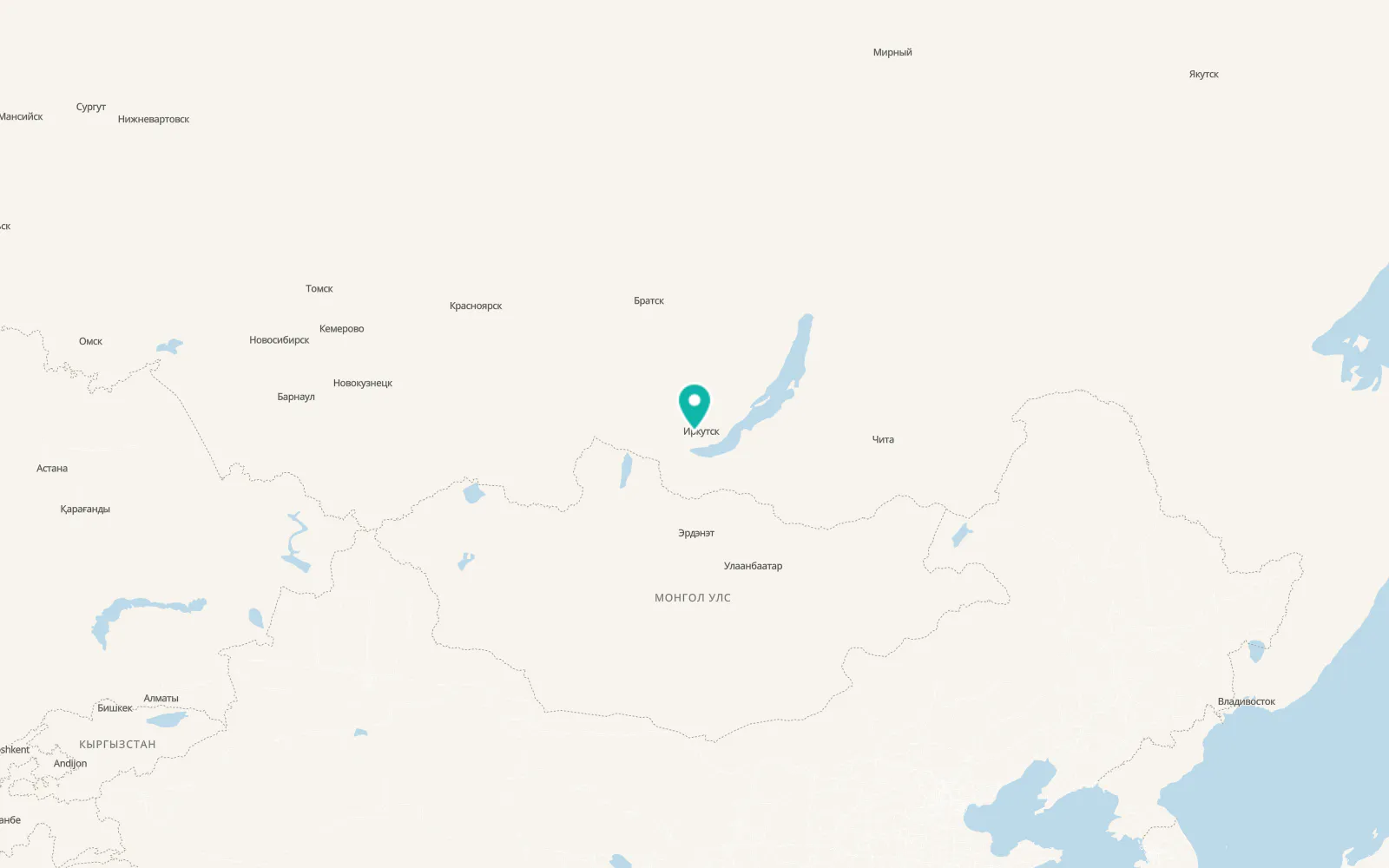 Map of Vvedenshchina