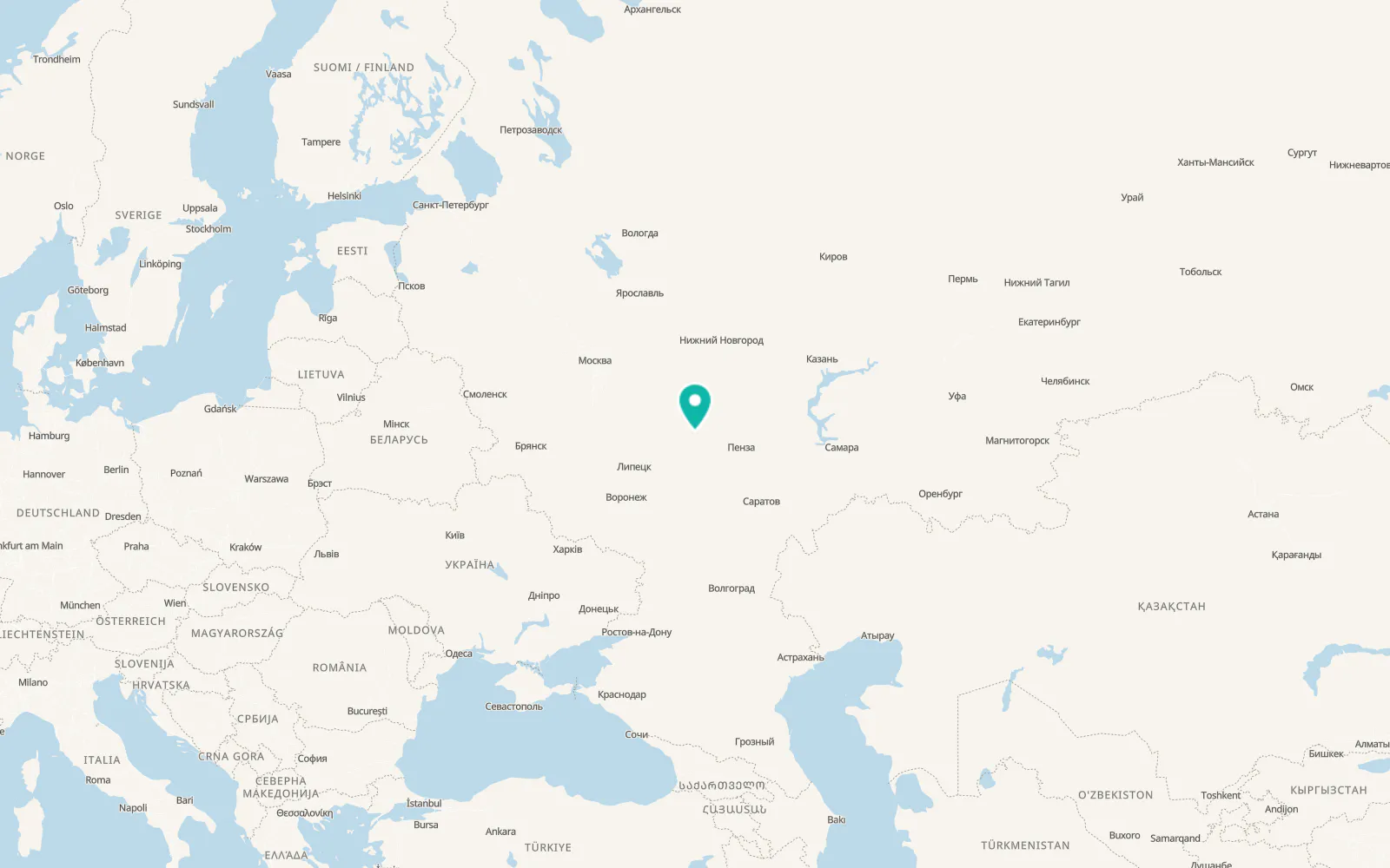 Map of Vyazëmka