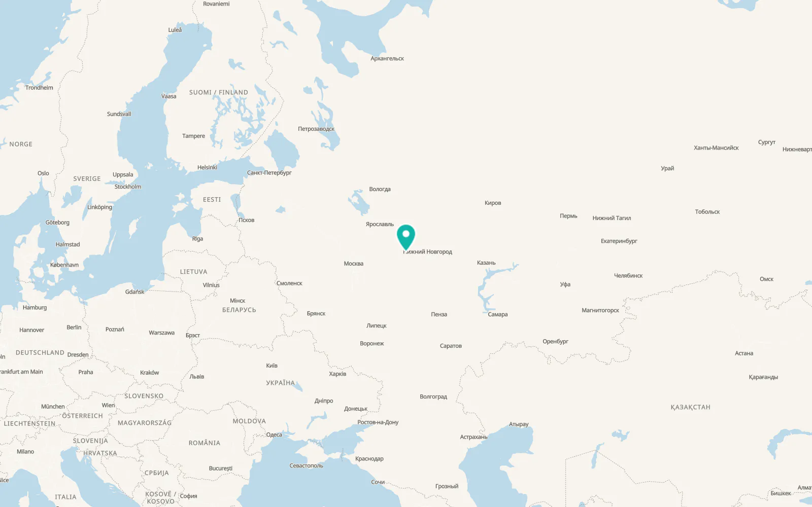 Map of Vyazniki