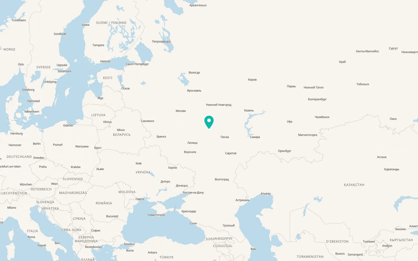 Map of Vysha