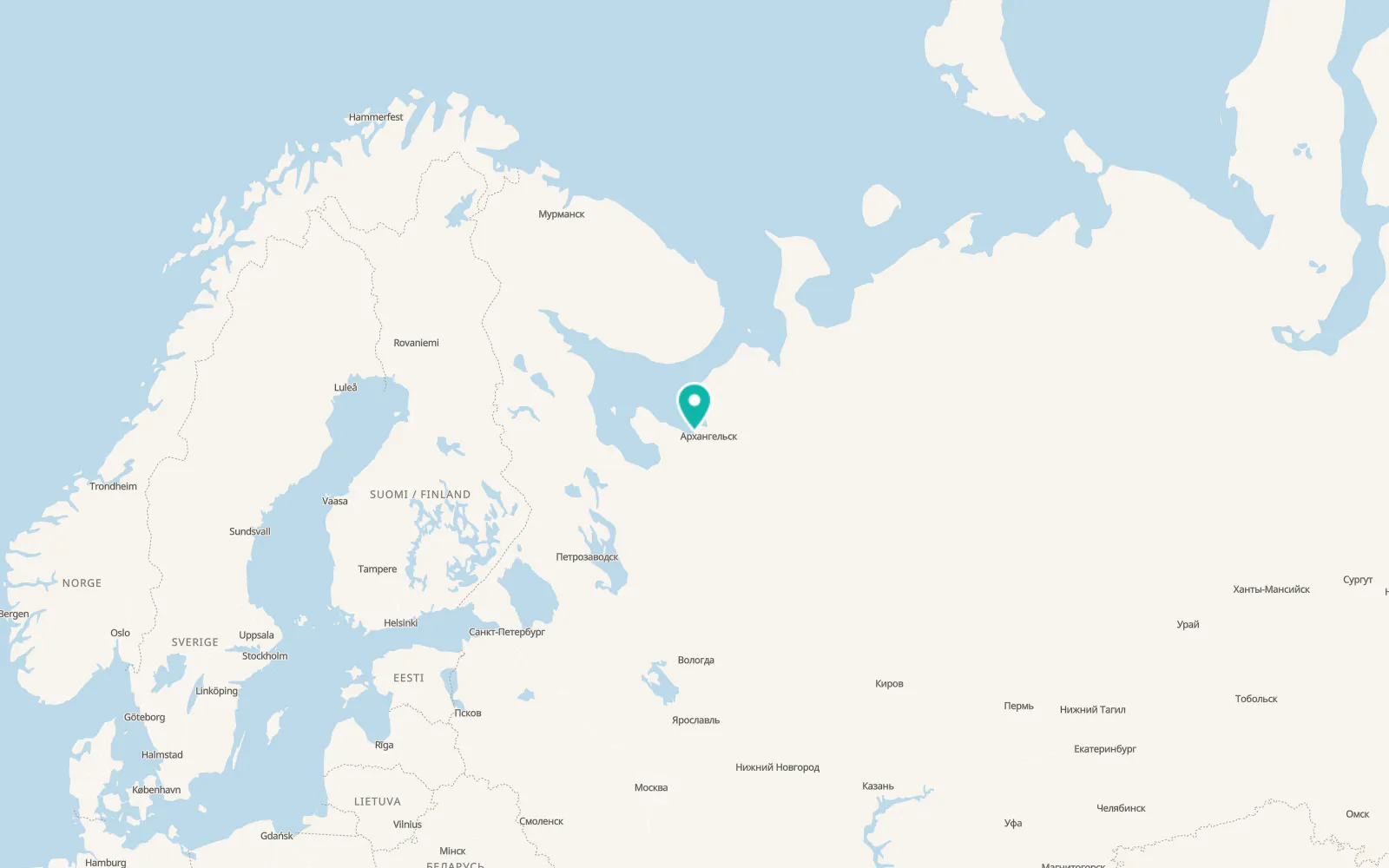 Map of Yagry
