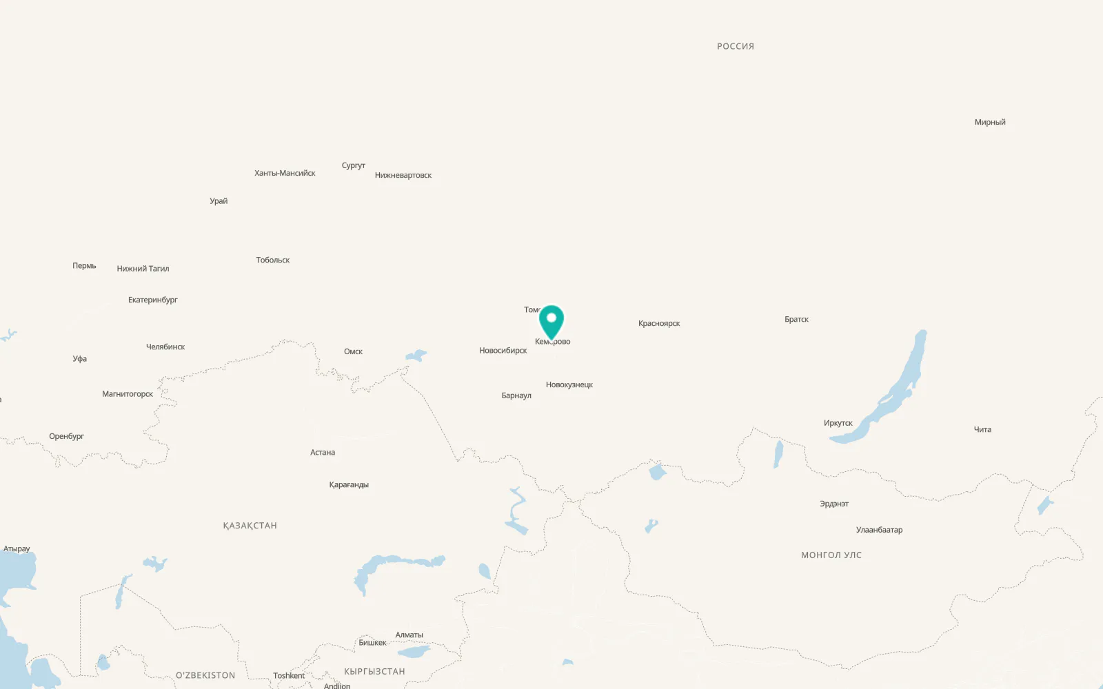 Map of Yagunovo