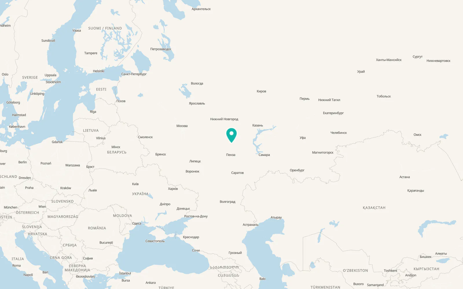 Map of Yalga