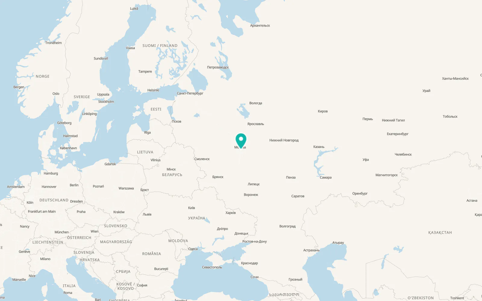 Map of Yam