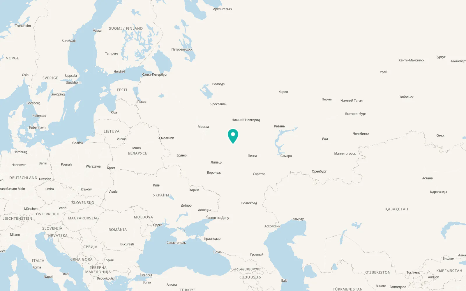 Map of Yambirno