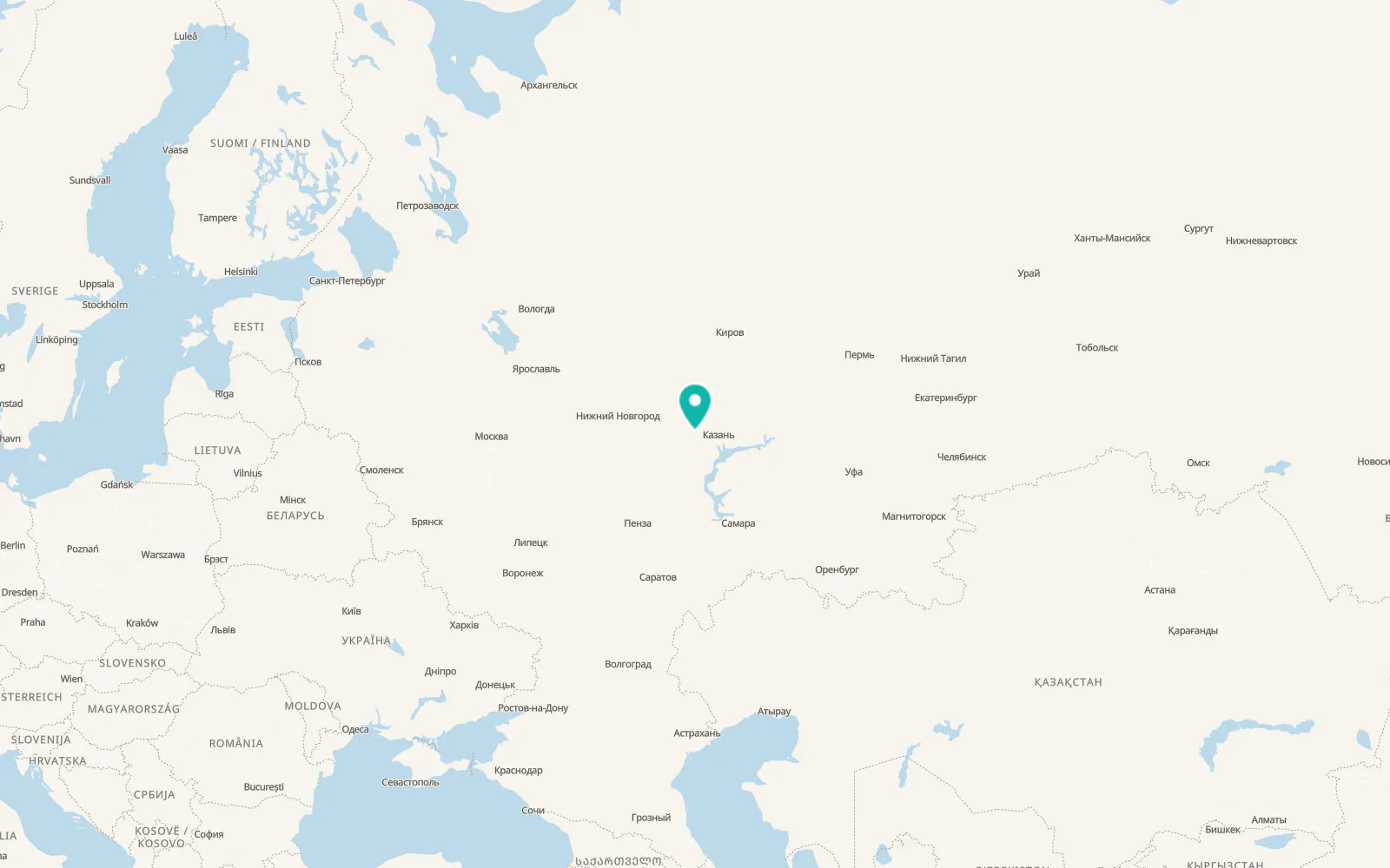 Map of Yantikovo