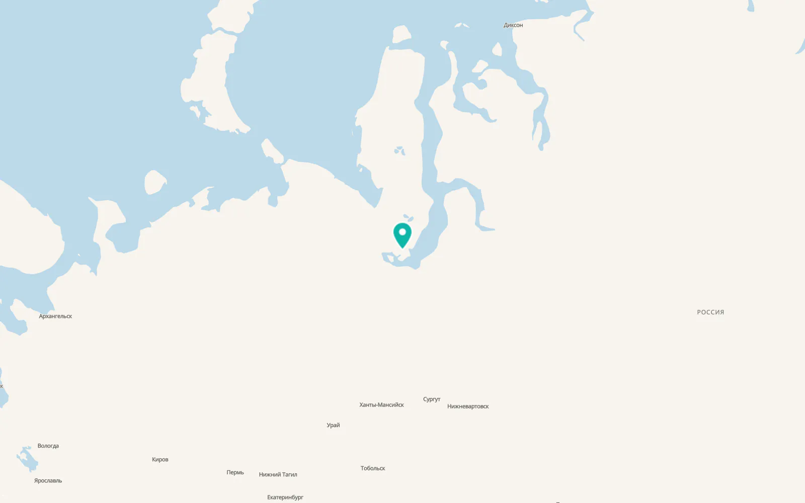 Map of Yar-Sale