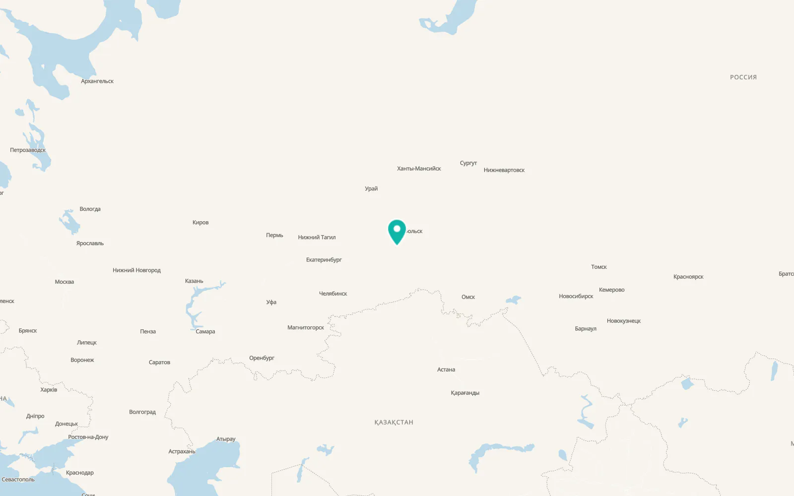 Map of Yarkovo