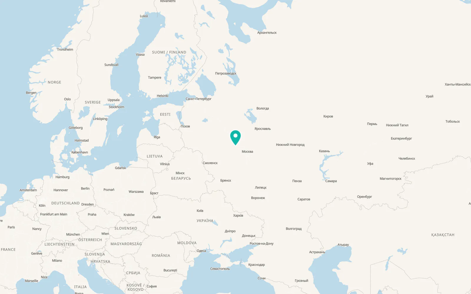 Map of Yaropolets